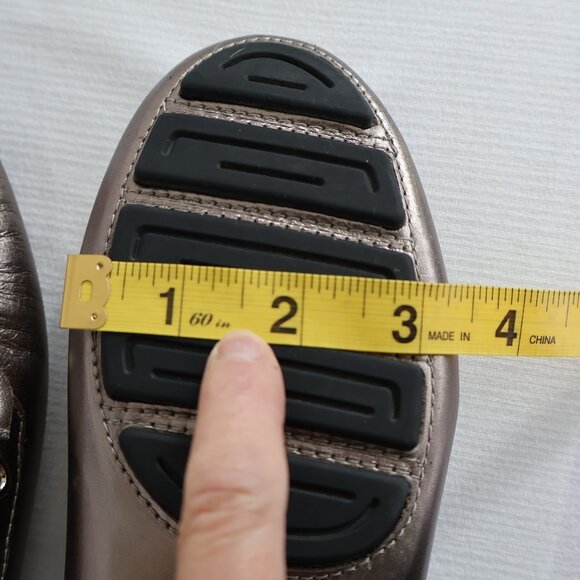 RUDSAK - Pewter Leather Loafers/Moccasins - Size 38 - 7ish - Picture 14 of 15